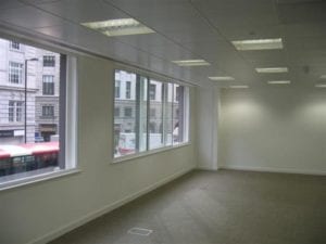 White Painted Empty Office