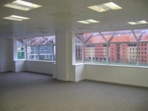 White Painted Empty Office